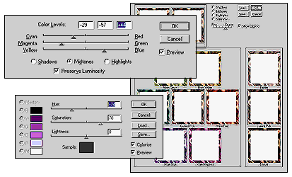 Photoshop colour change tools